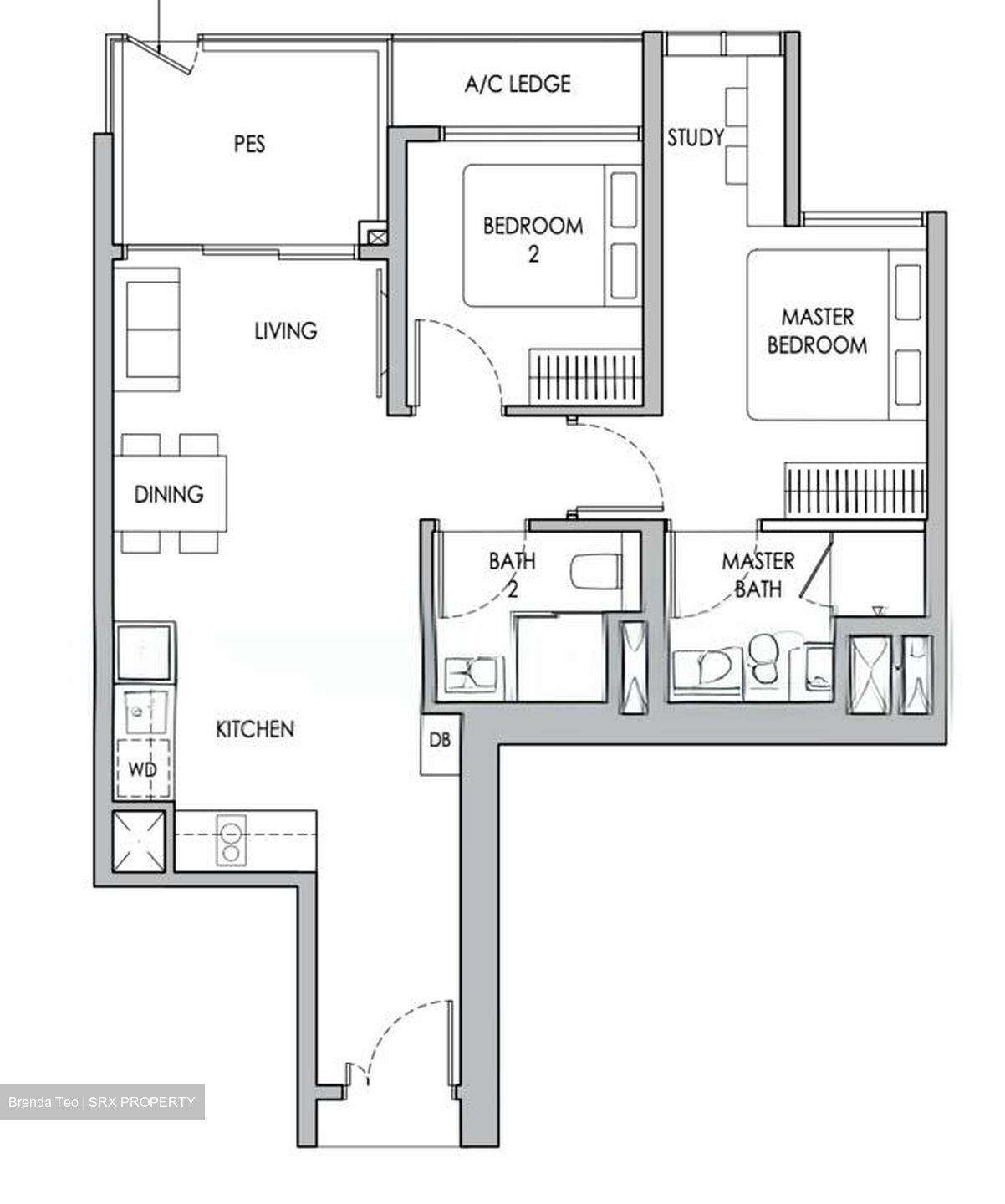 Sengkang Grand Residences (D19), Apartment #582254641